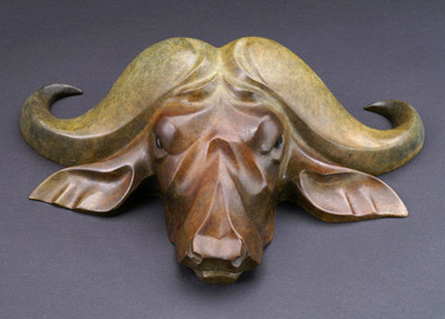 cape buffalo mask maquette