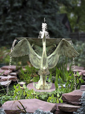 heron fountain
