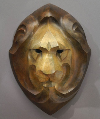 lion mask maquette